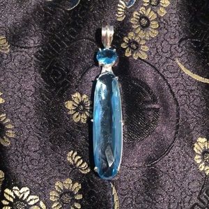 Blue Topaz Pendant